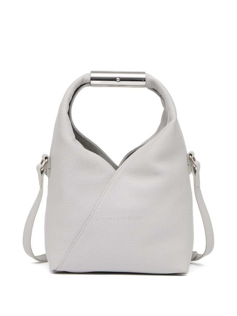 single-stitch logo small tote bag 3