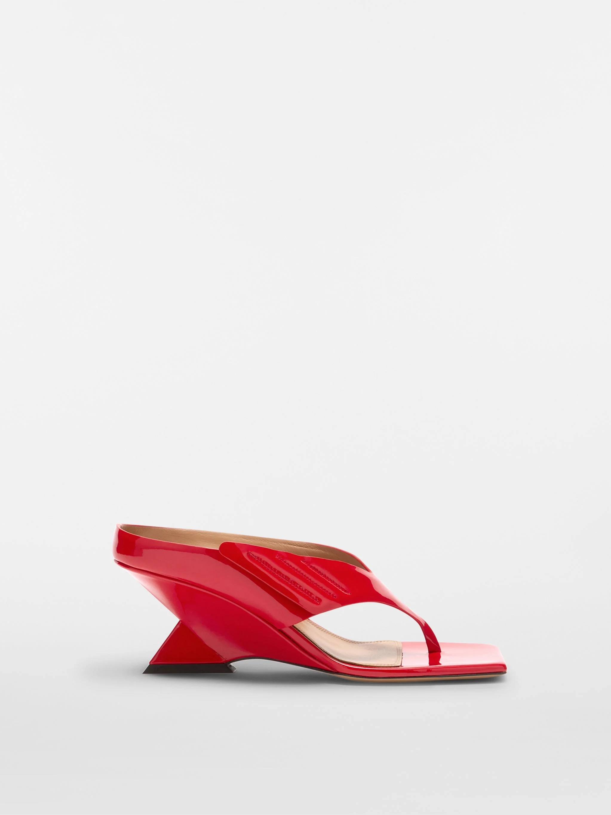 ''CHEOPE'' RED THONG SANDAL - 1