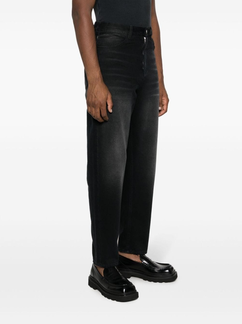 whiskering-effect straight-leg jeans 3