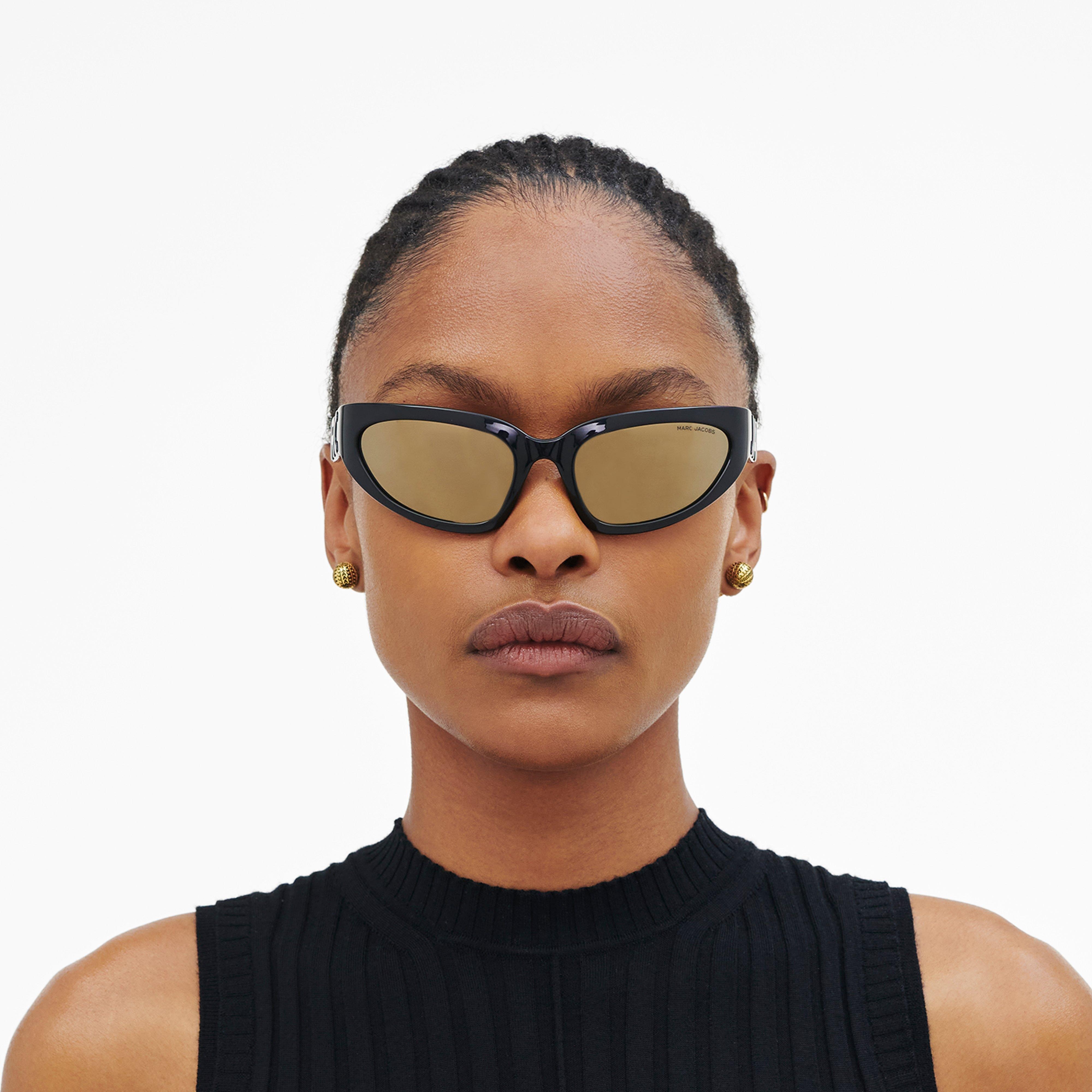 THE BOLD LOGO WRAPPED MIRRORED SUNGLASSES - 2