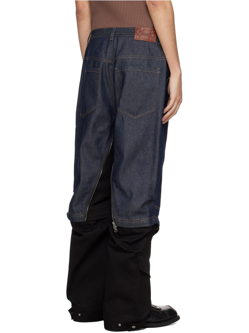 Indigo & Black Milly Jeans 3