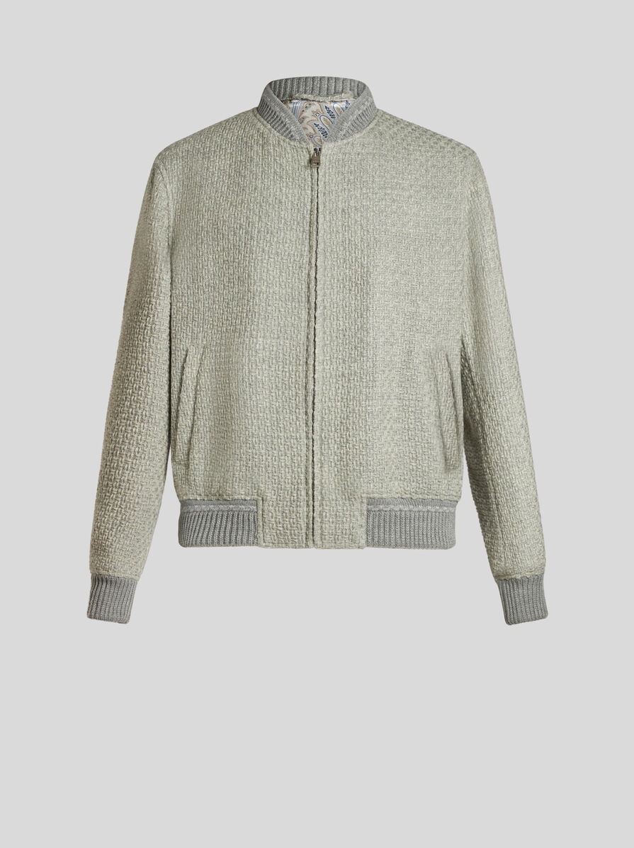 WOOL BOMBER JACKET - 1