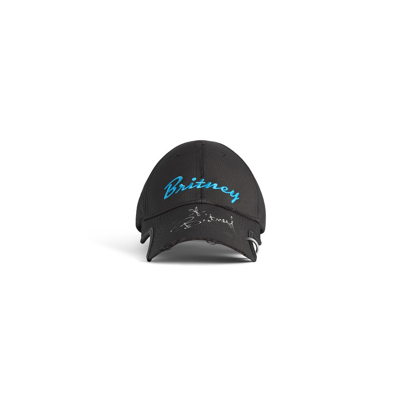 Balenciaga Music | Britney Spears Series Cap in Faded Black /blue 1
