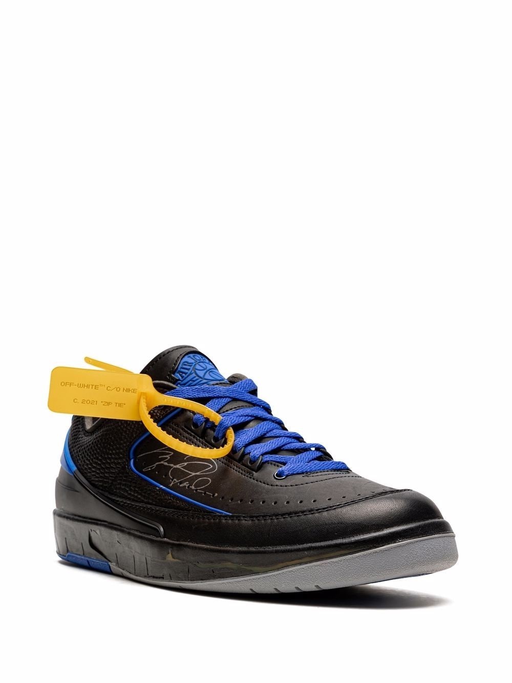 x Off-White Air Jordan 2 Retro Low OG SP "Black/Blue" sneakers - 2