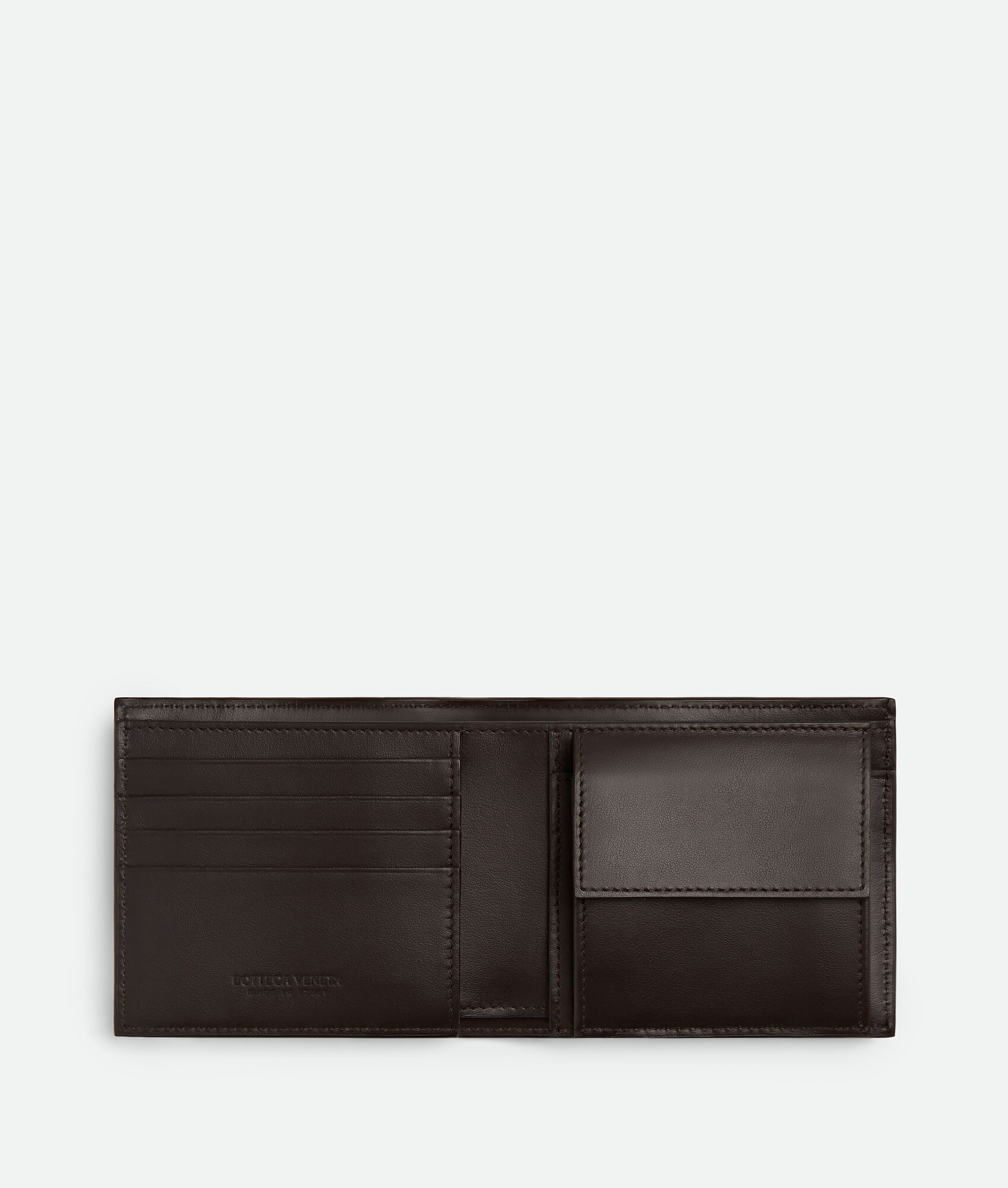 Intrecciato Bi-Fold Wallet With Coin Purse - 2