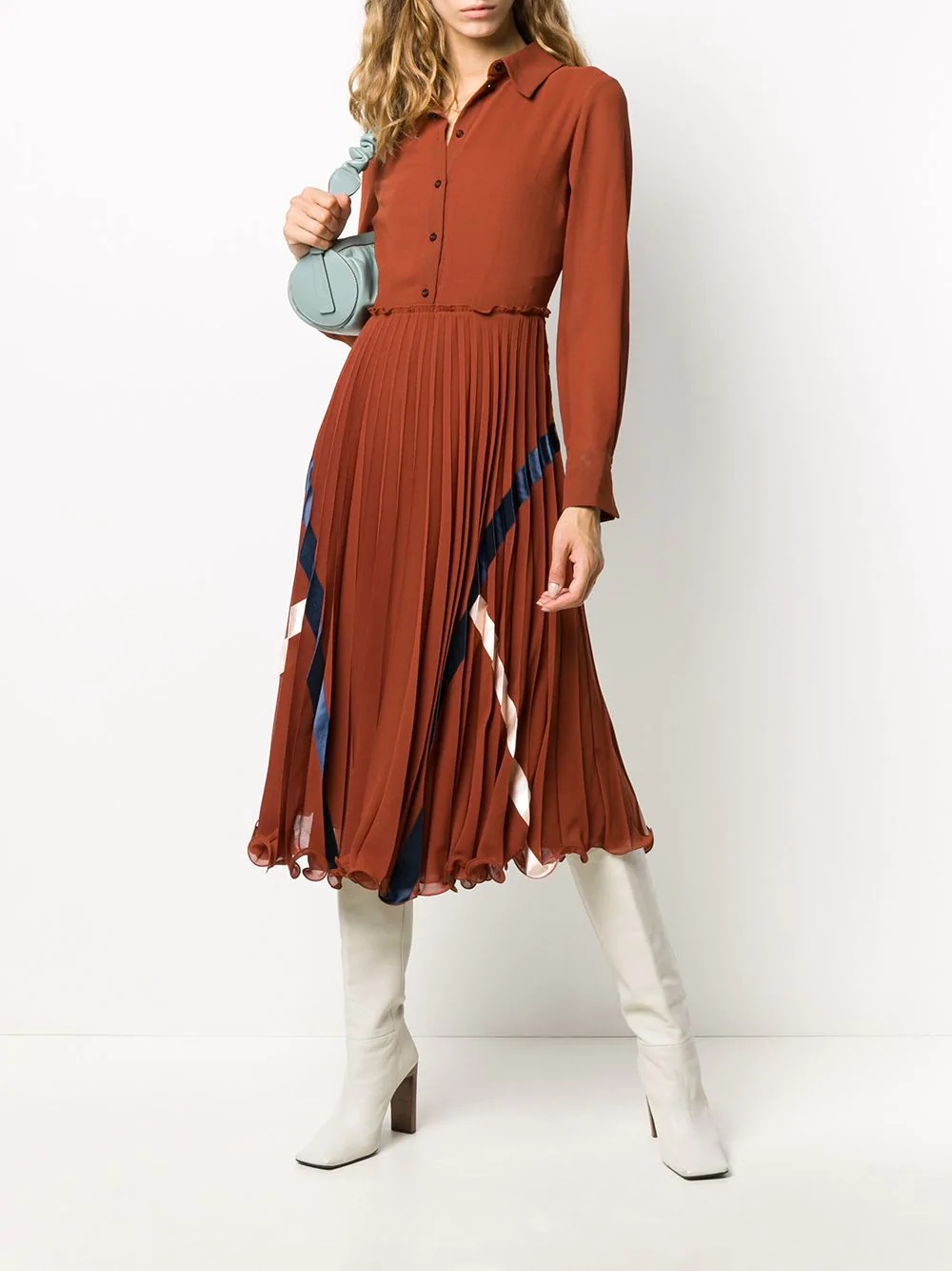 pleated dress - 2