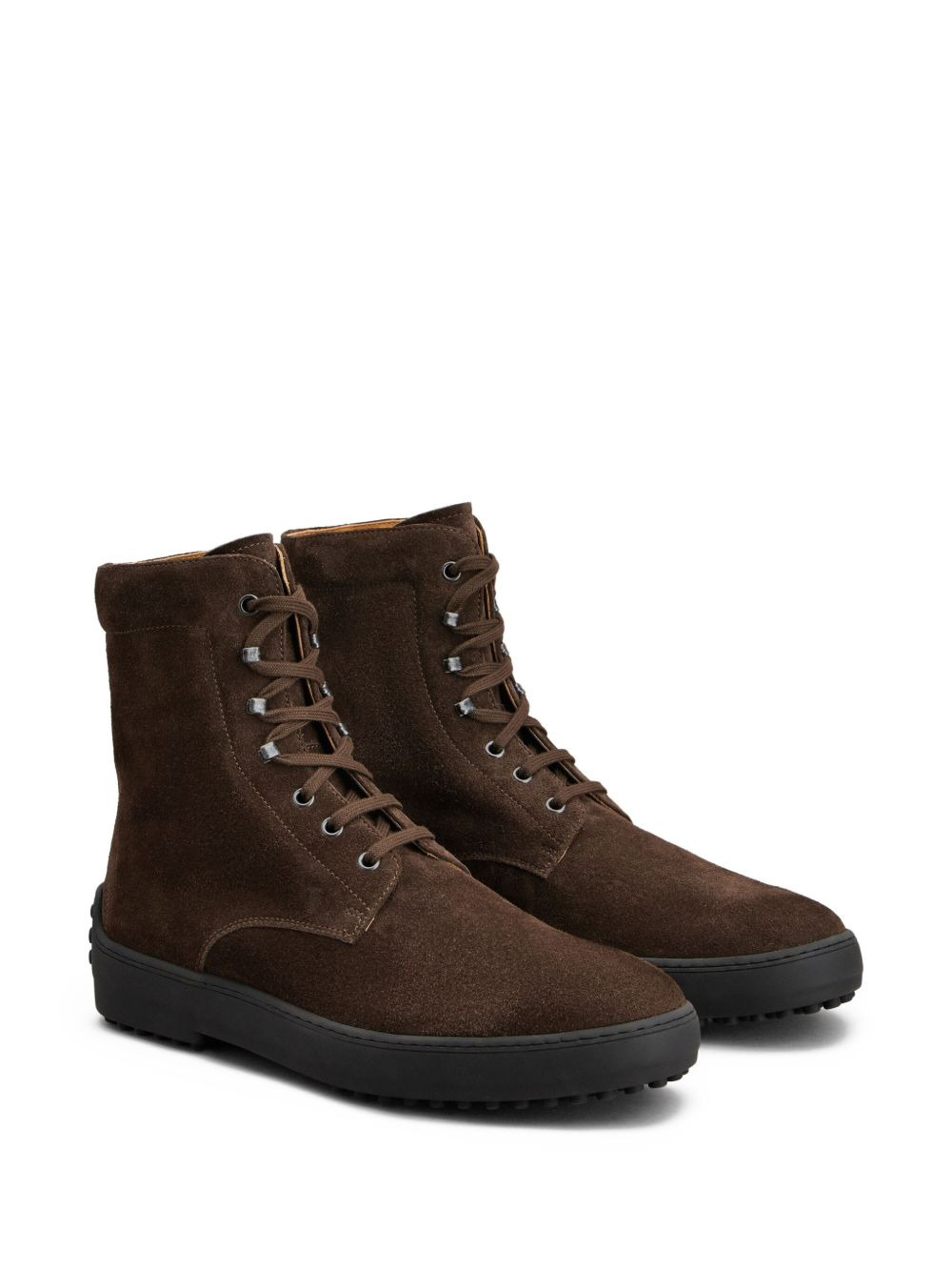 suede combat boots - 2