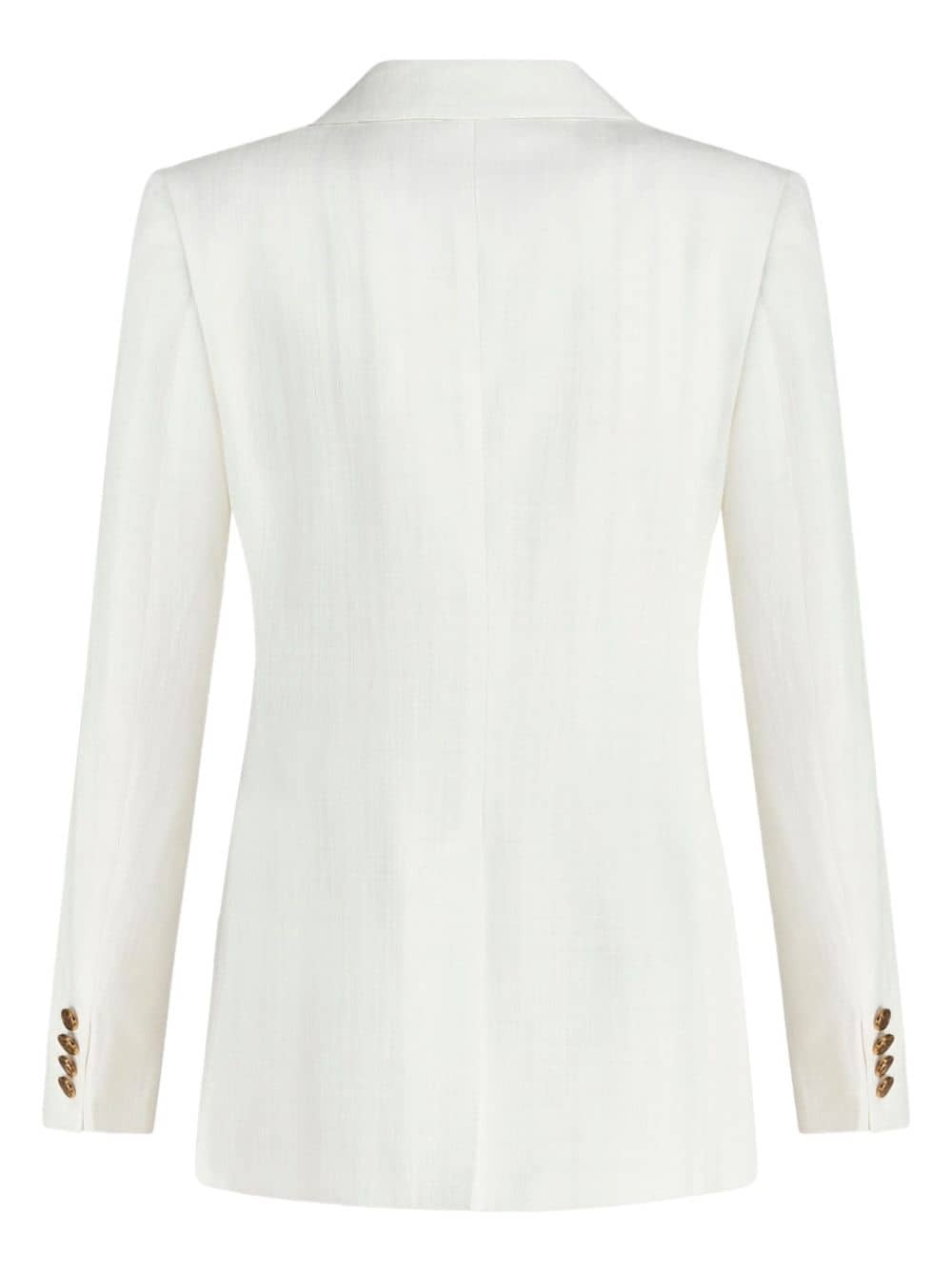 slub-texture double-breasted blazer - 6