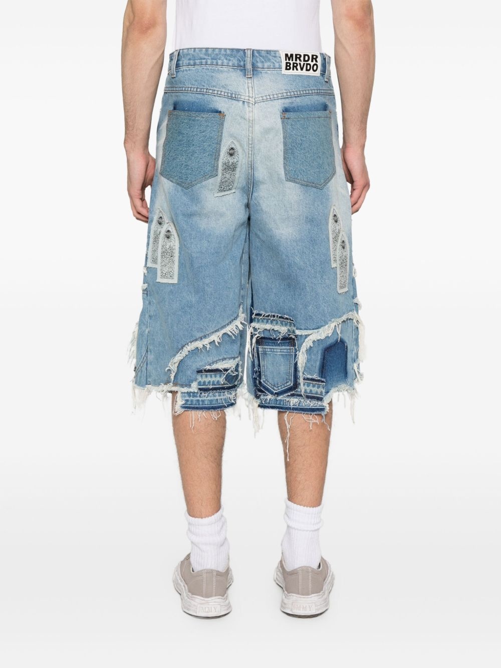 Patched Arch Repaired Blowout shorts - 4