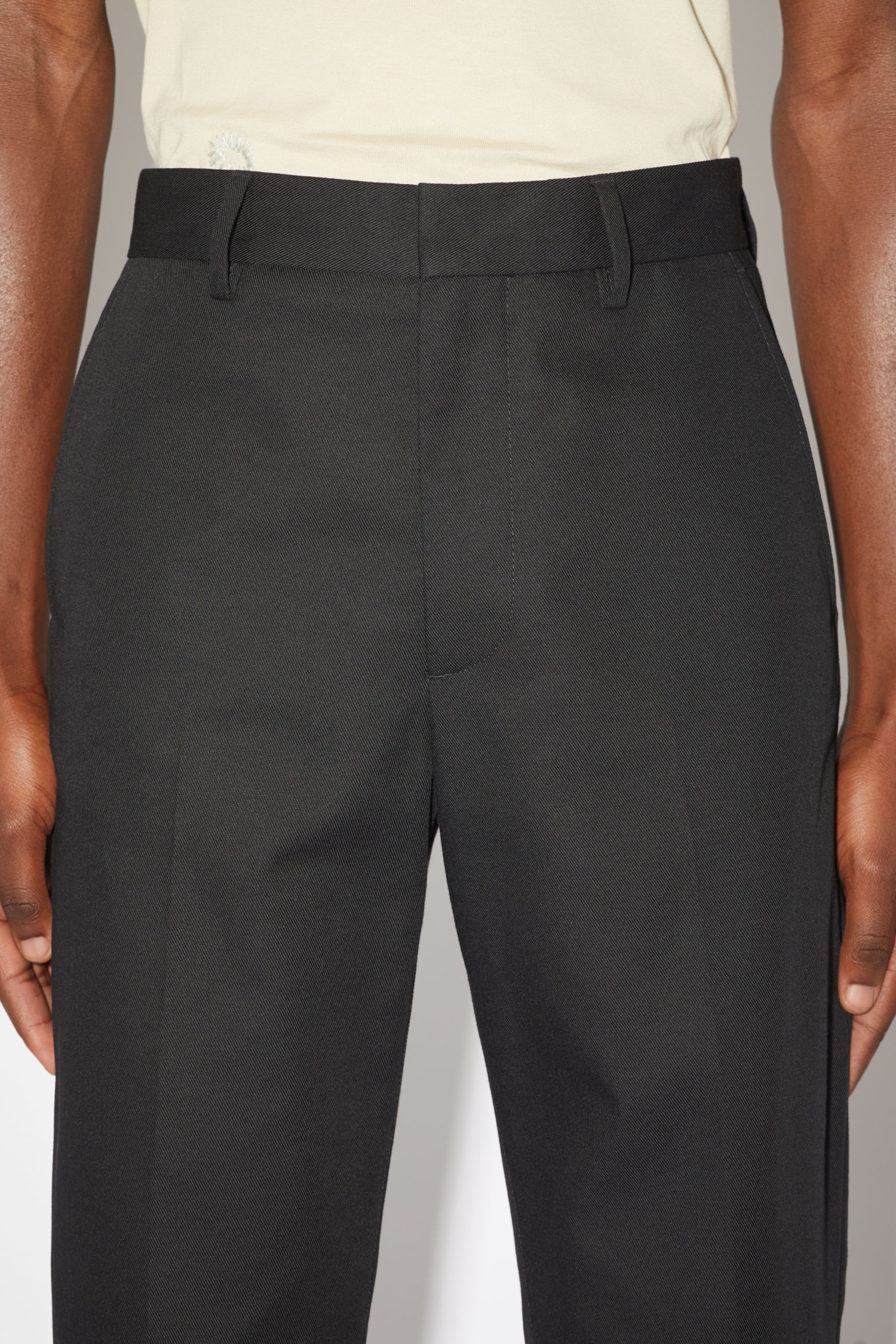 Fitted trousers - Black - 5