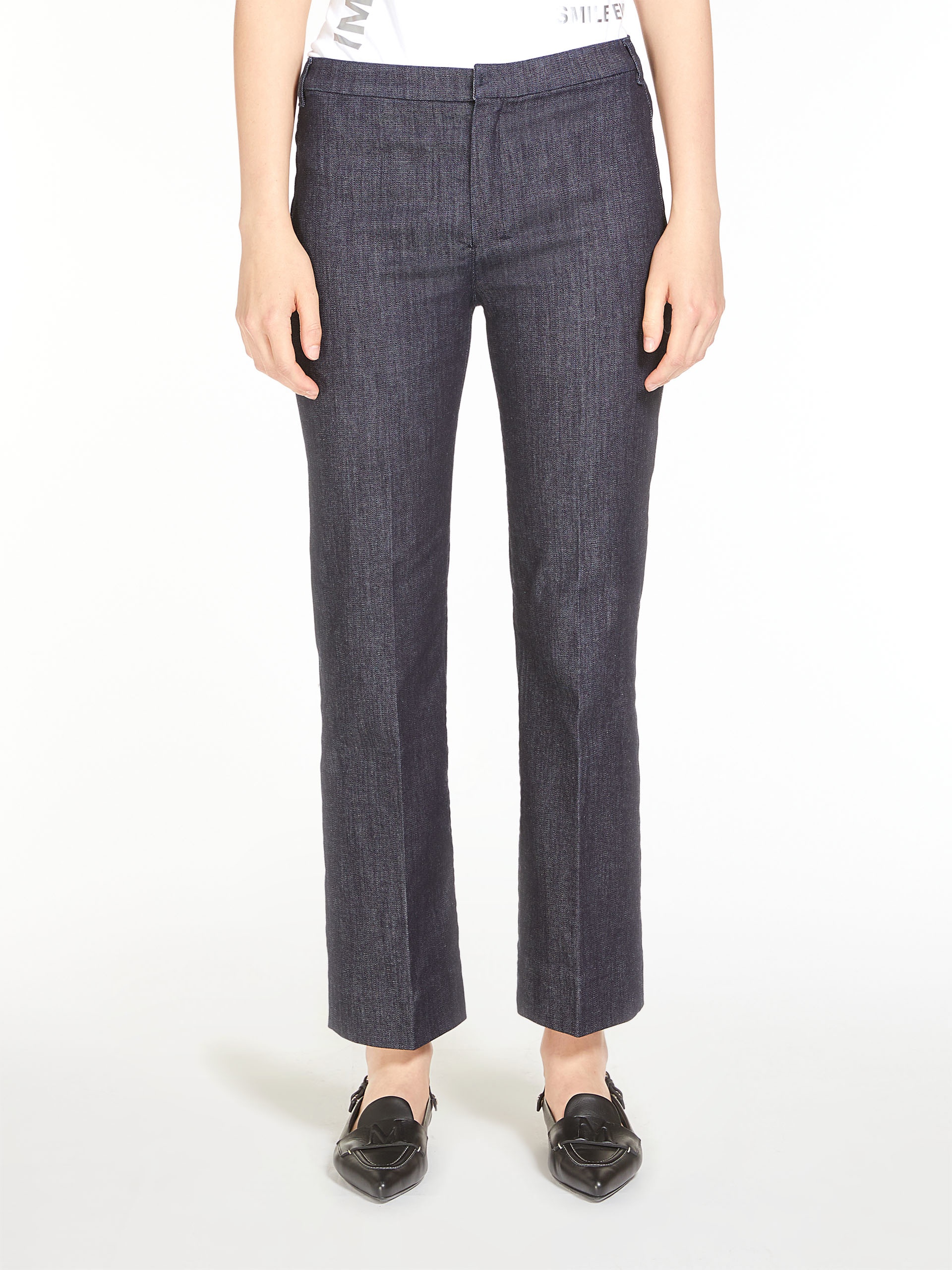 DON Denim flared trousers - 3