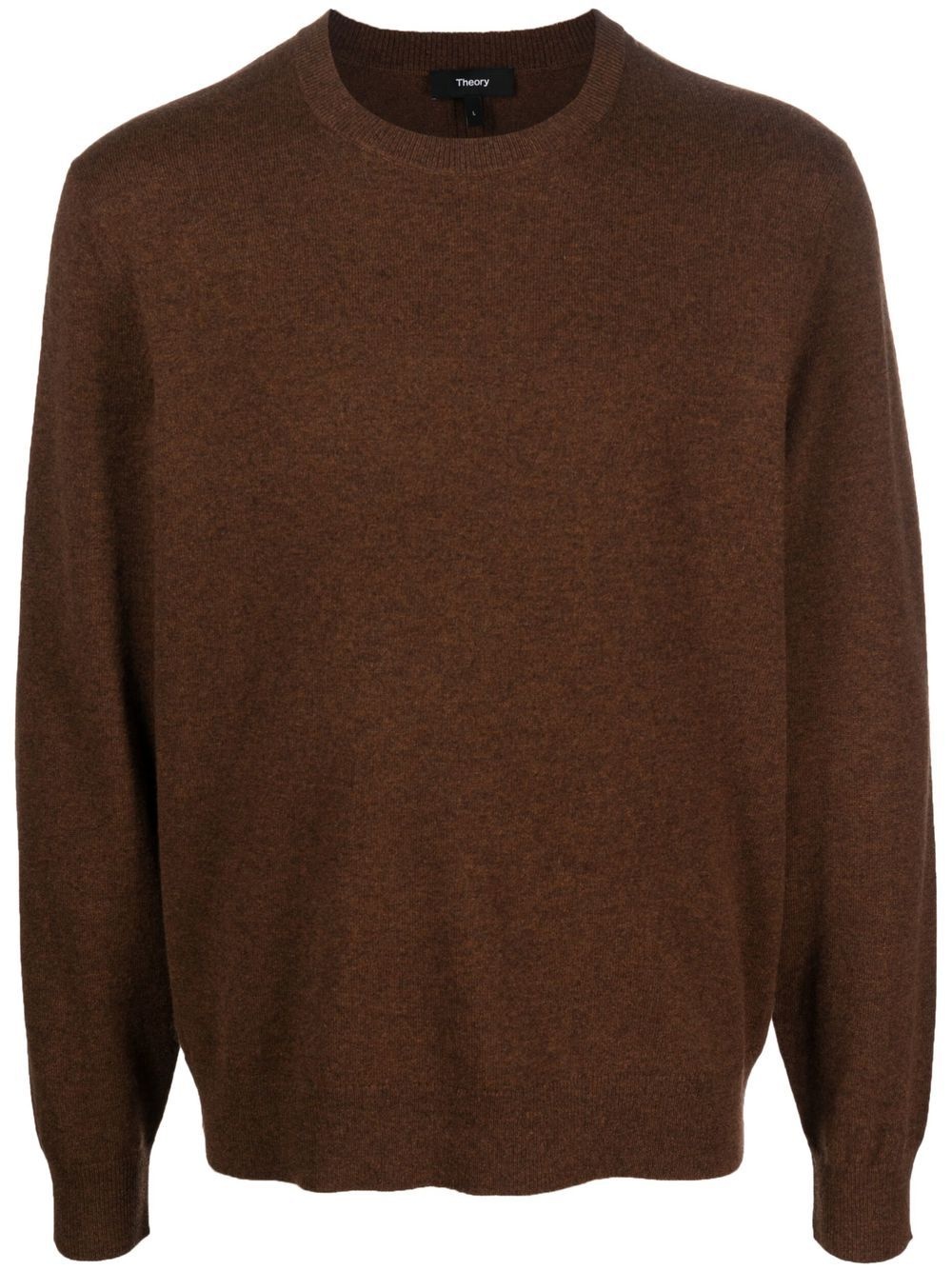 round-neck knit jumper - 1