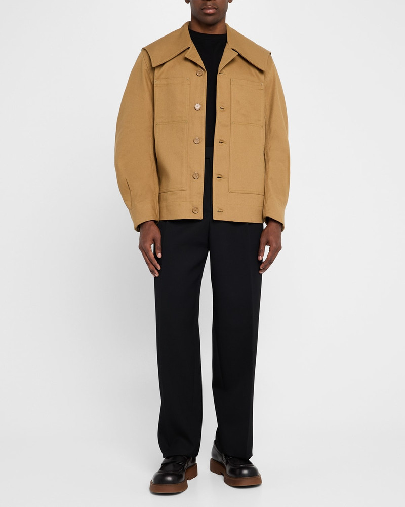 Simone Rocha Men's Puff-Sleeve Workwear Jacket outlook