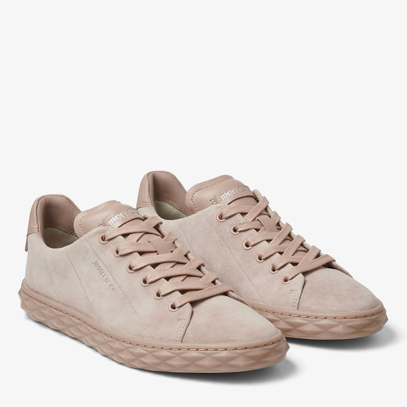 Diamond Light/F
Ballet Pink Suede and Nappa Low-Top Trainers 4