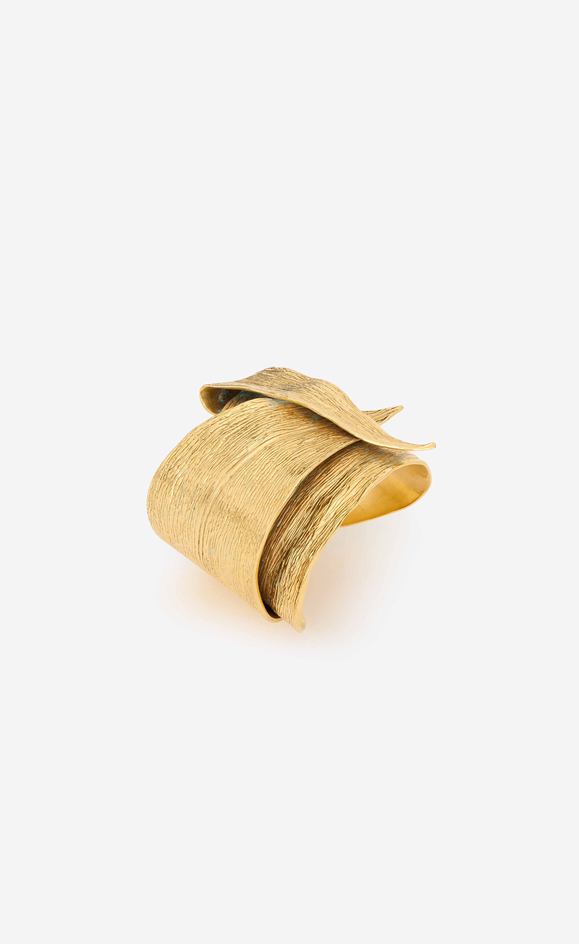 leaf cuff in metal - 1