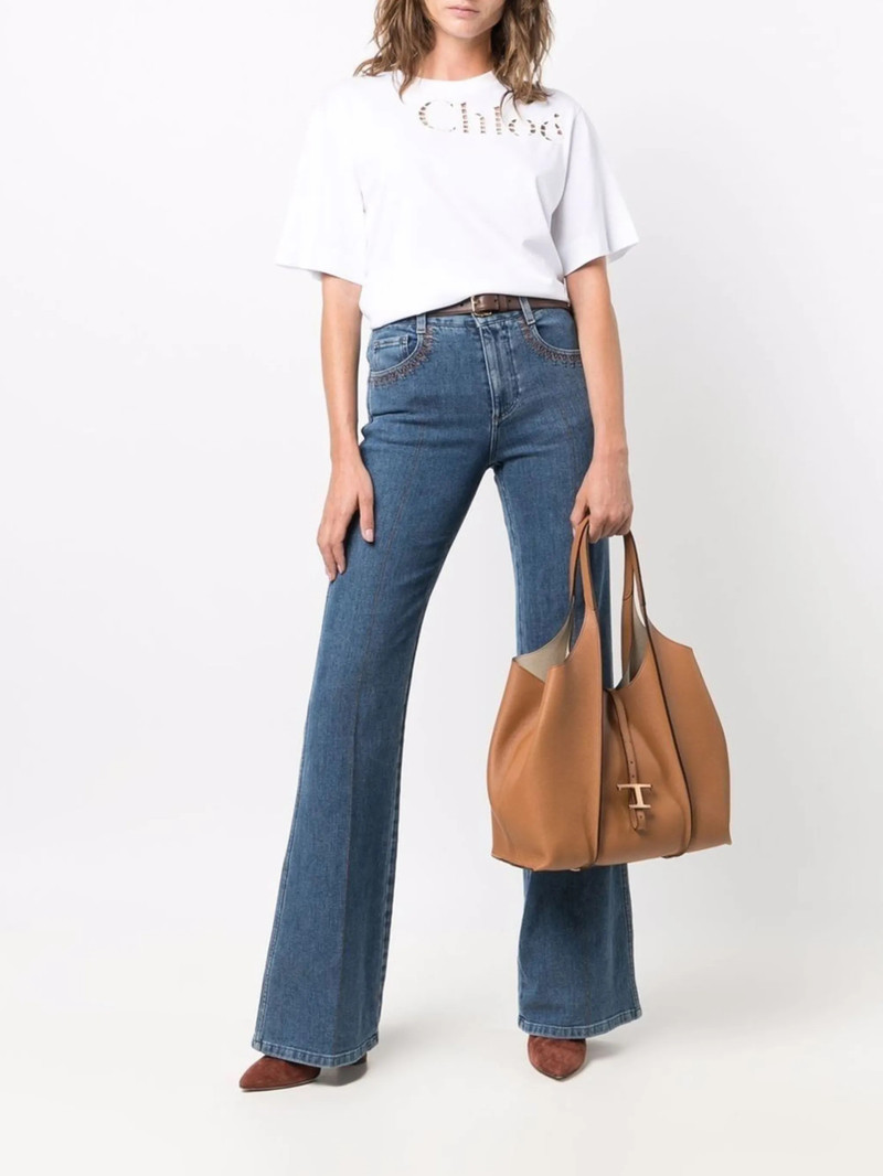 Tod's medium T Timeless leather tote bag outlook