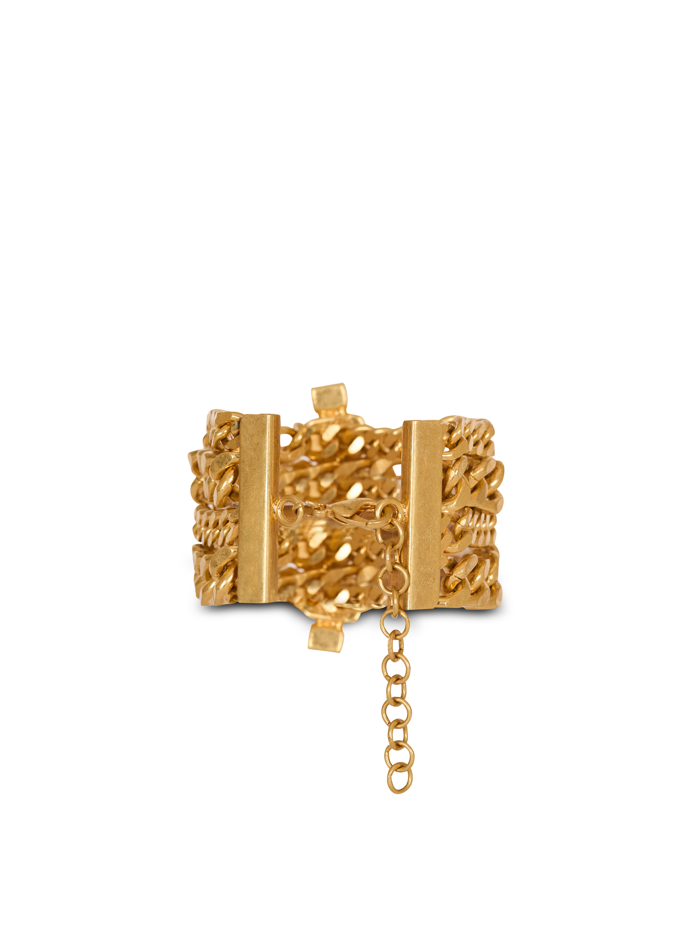 Baroque bracelet with chains and beads - 3
