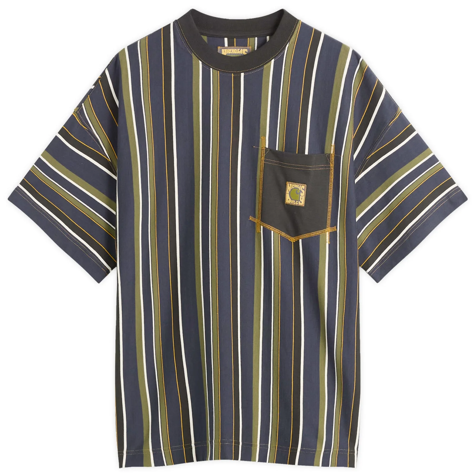 Carhartt WIP x Nicholas Daley Stripes T-Shirt - 1