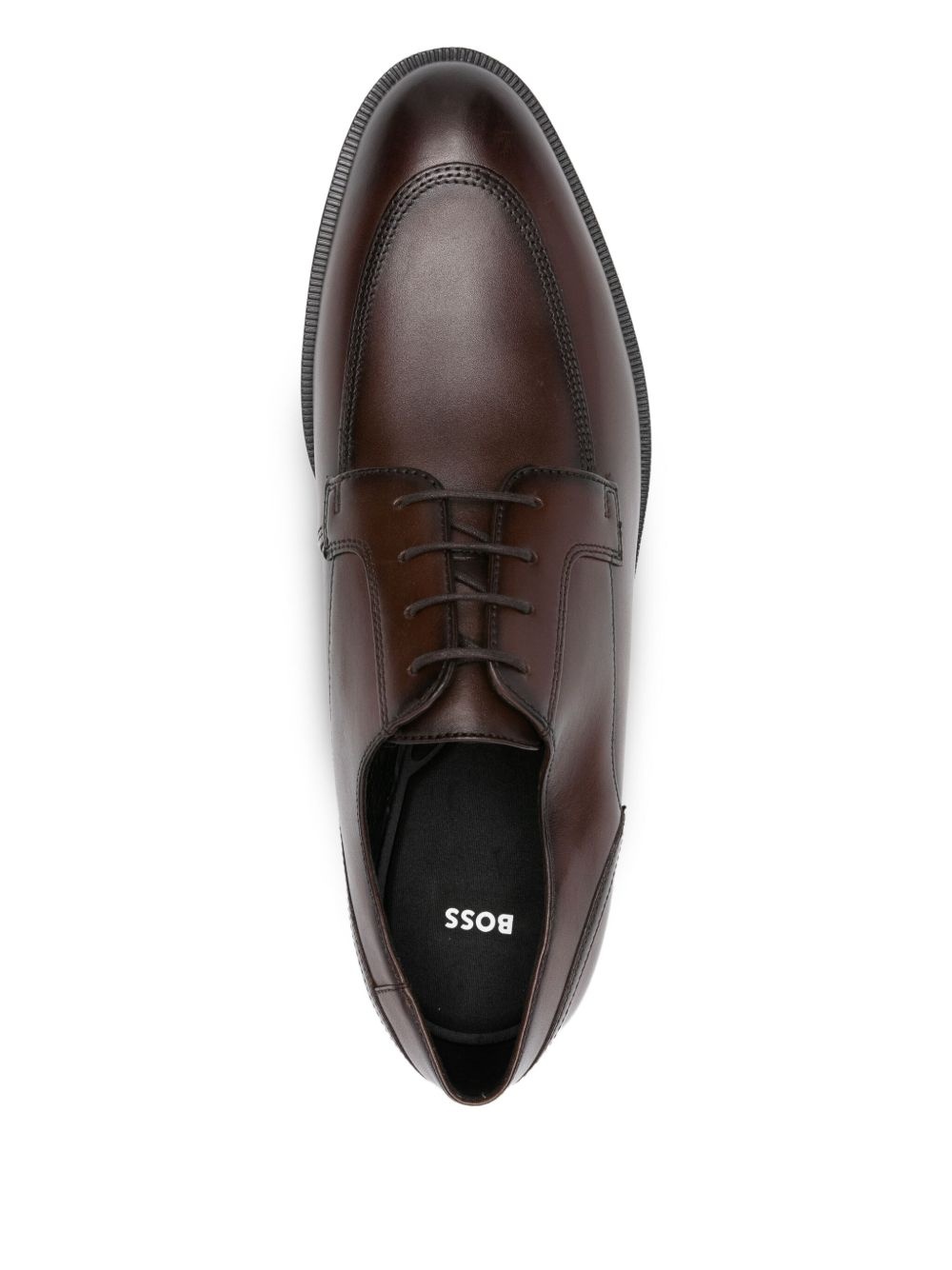 leather derby shoes - 4