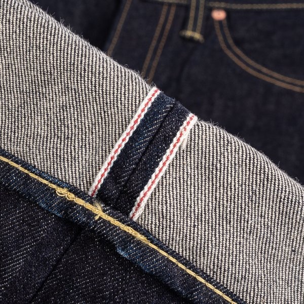 IH-666S-142 14oz Selvedge Denim Slim Straight Indigo - 12
