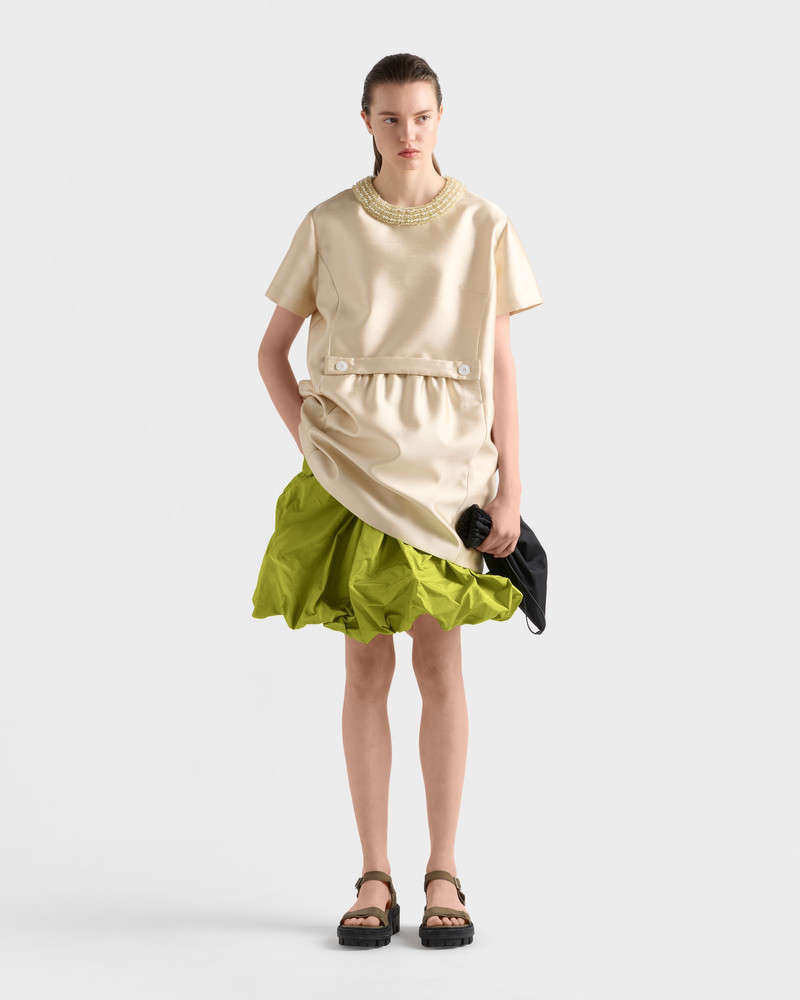 Prada Technical taffeta skirt outlook