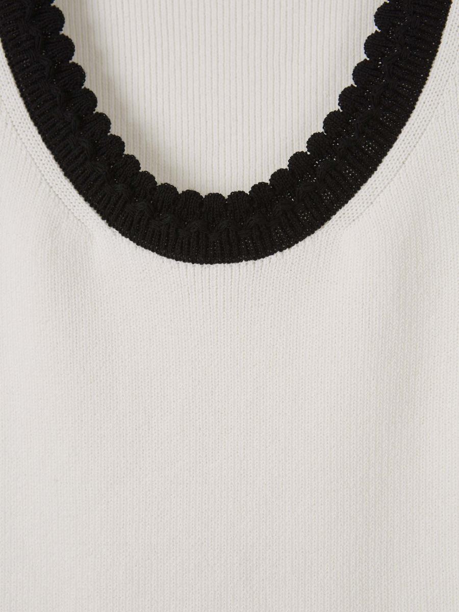 Veronica Beard Two-Tone Knit Top - 3