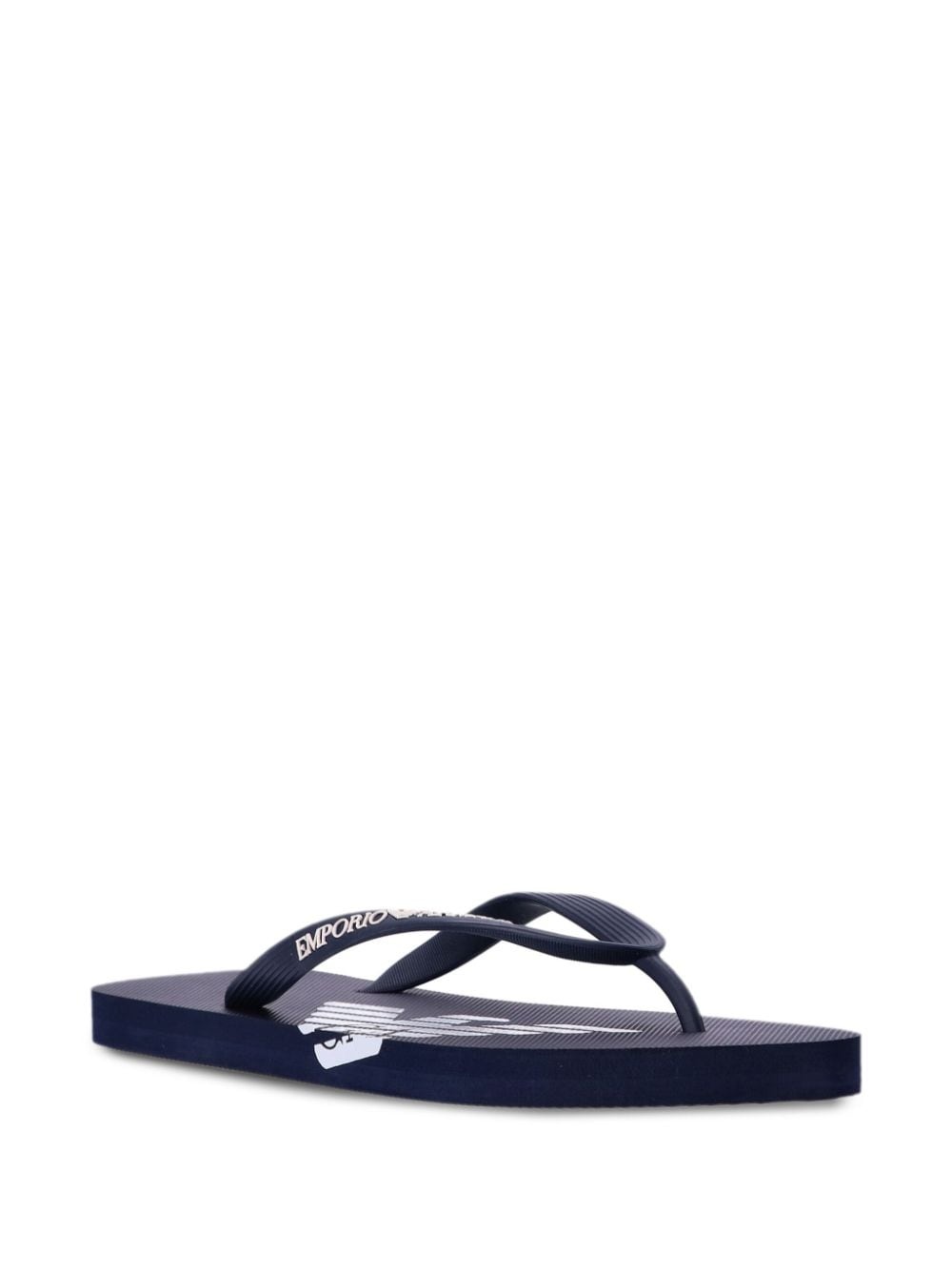 logo-print flip flops - 2