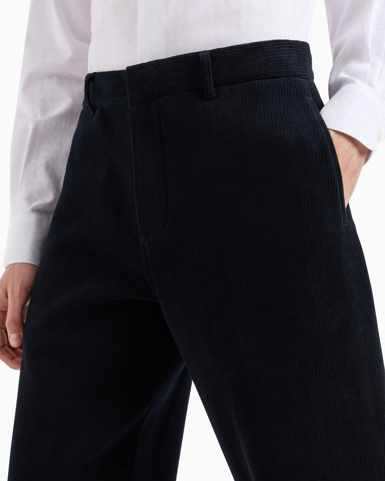 Ribbed velour trousers - 5