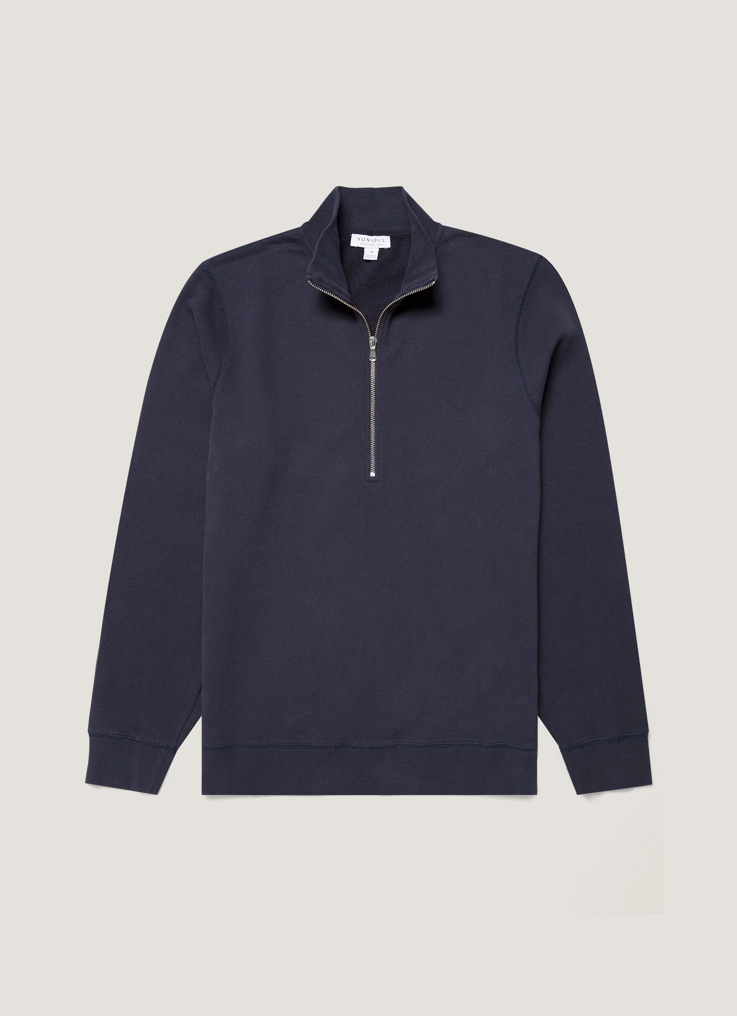 Half Zip Loopback Sweatshirt - 1