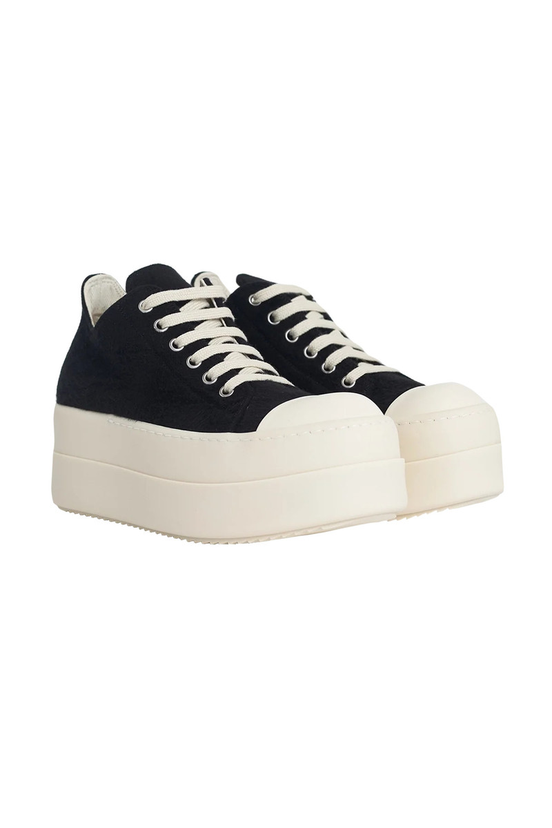 Rick Owens DRKSHDW Rick Owens Drkshdw Double Bumper Low Sneaks Black/Milk outlook