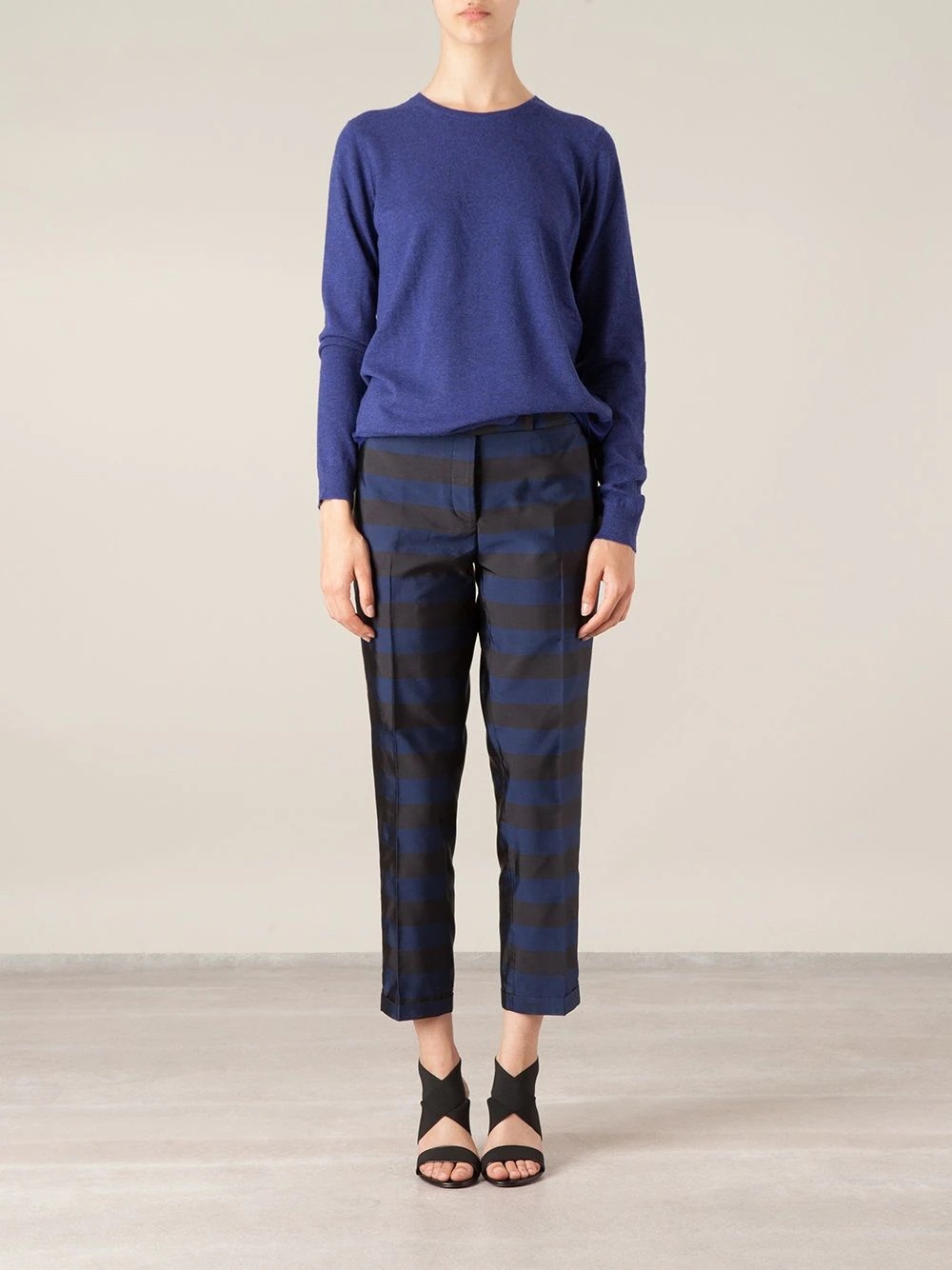 cropped tailored trousers - 5