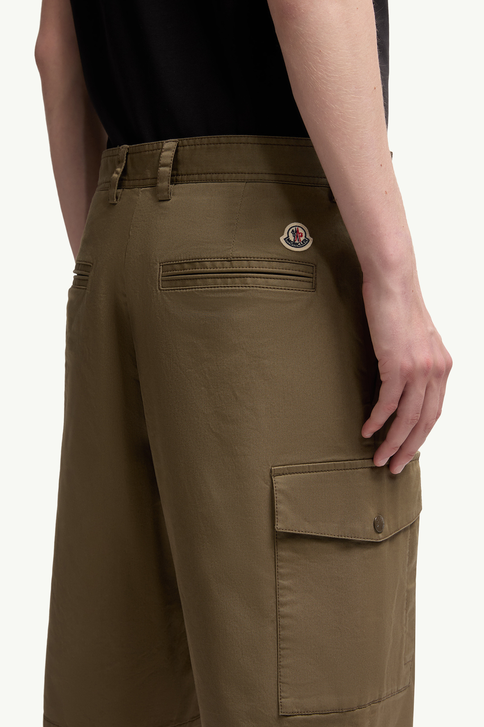 Cotton Gabardine Cargo Shorts - 6