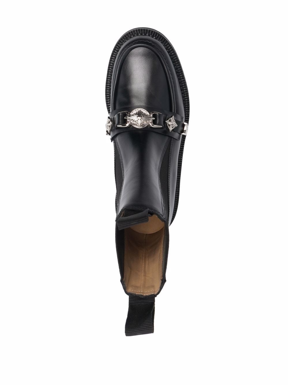 embellished leather boots - 4