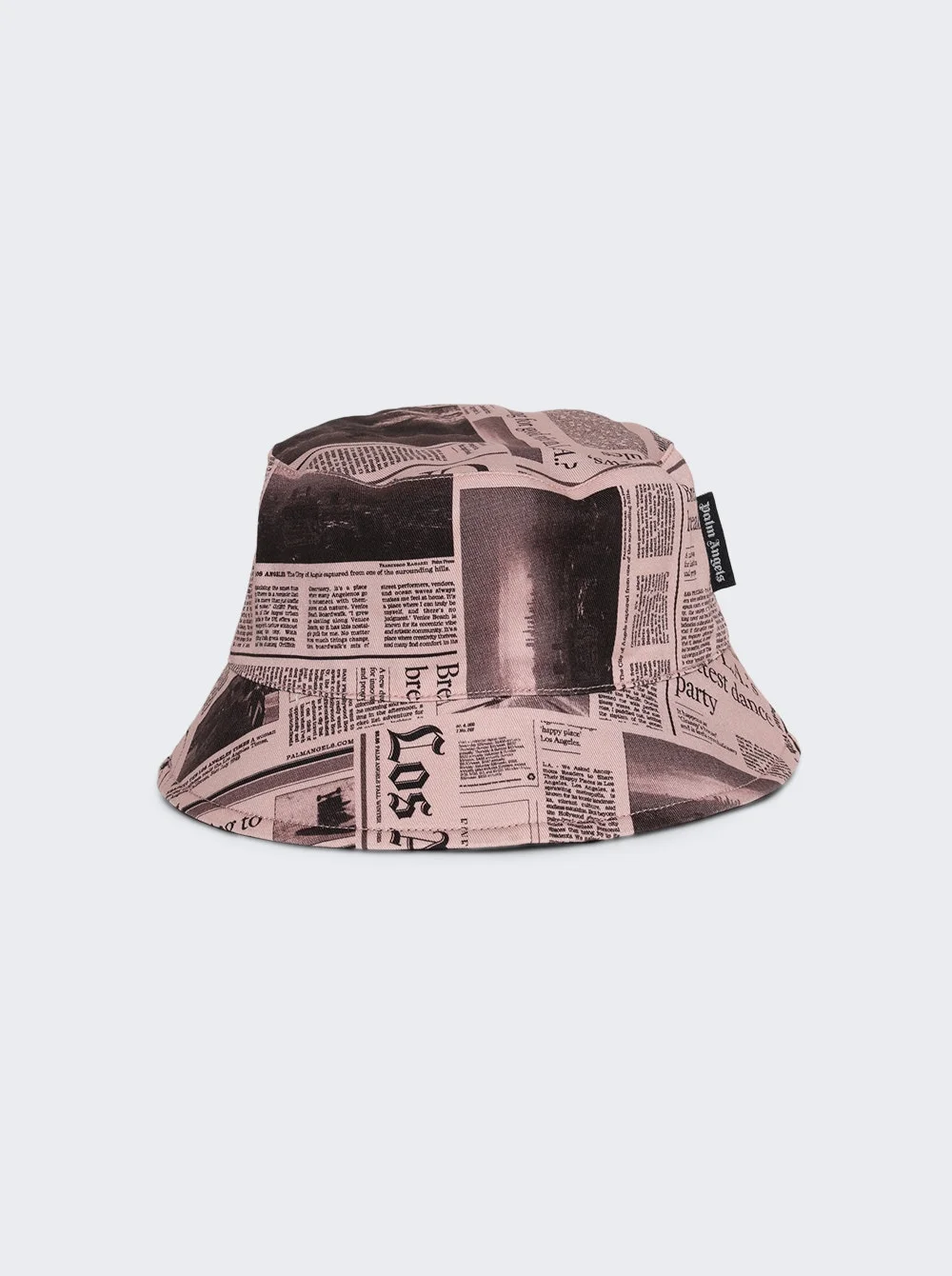 X La Times Reverse Bucket Hat Pink And Black - 1