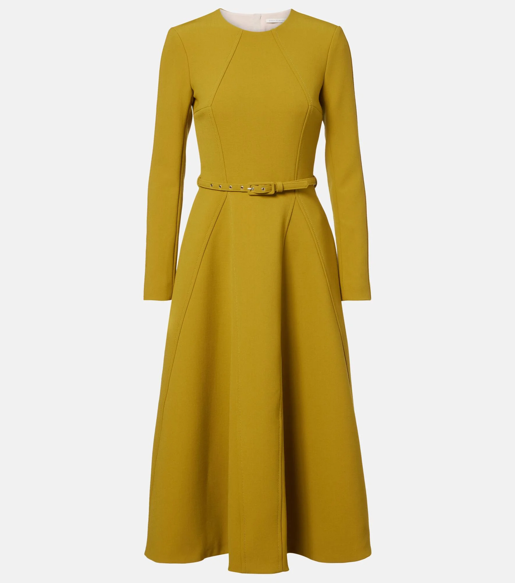 Ucellina belted midi dress - 1