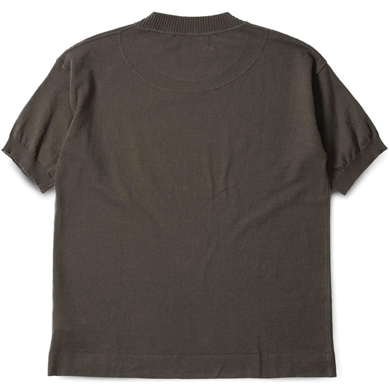 MARGARET HOWELL MHL Knitted Tshirt Dry Cotton 'Bark' outlook