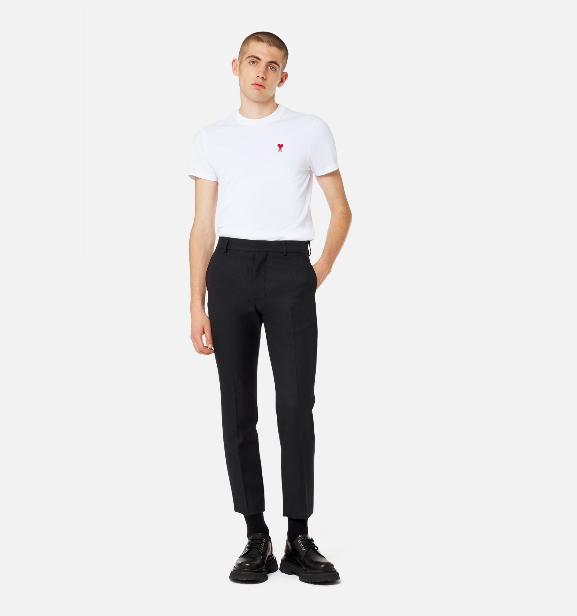 Cigarette Fit Trousers - 2