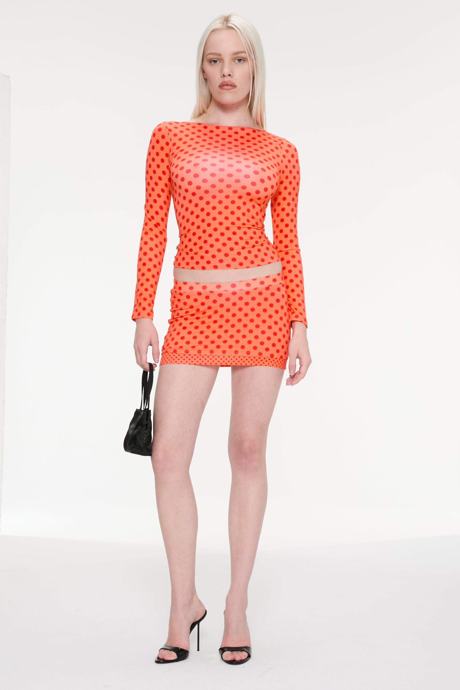 AMELIA TOP - RED POLKA DOT - 2