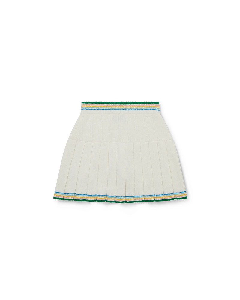 CASABLANCA Boucle Pleated Skirt outlook