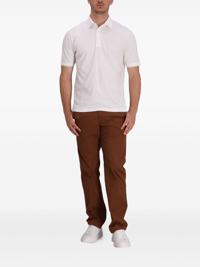 Herno cotton polo shirt outlook