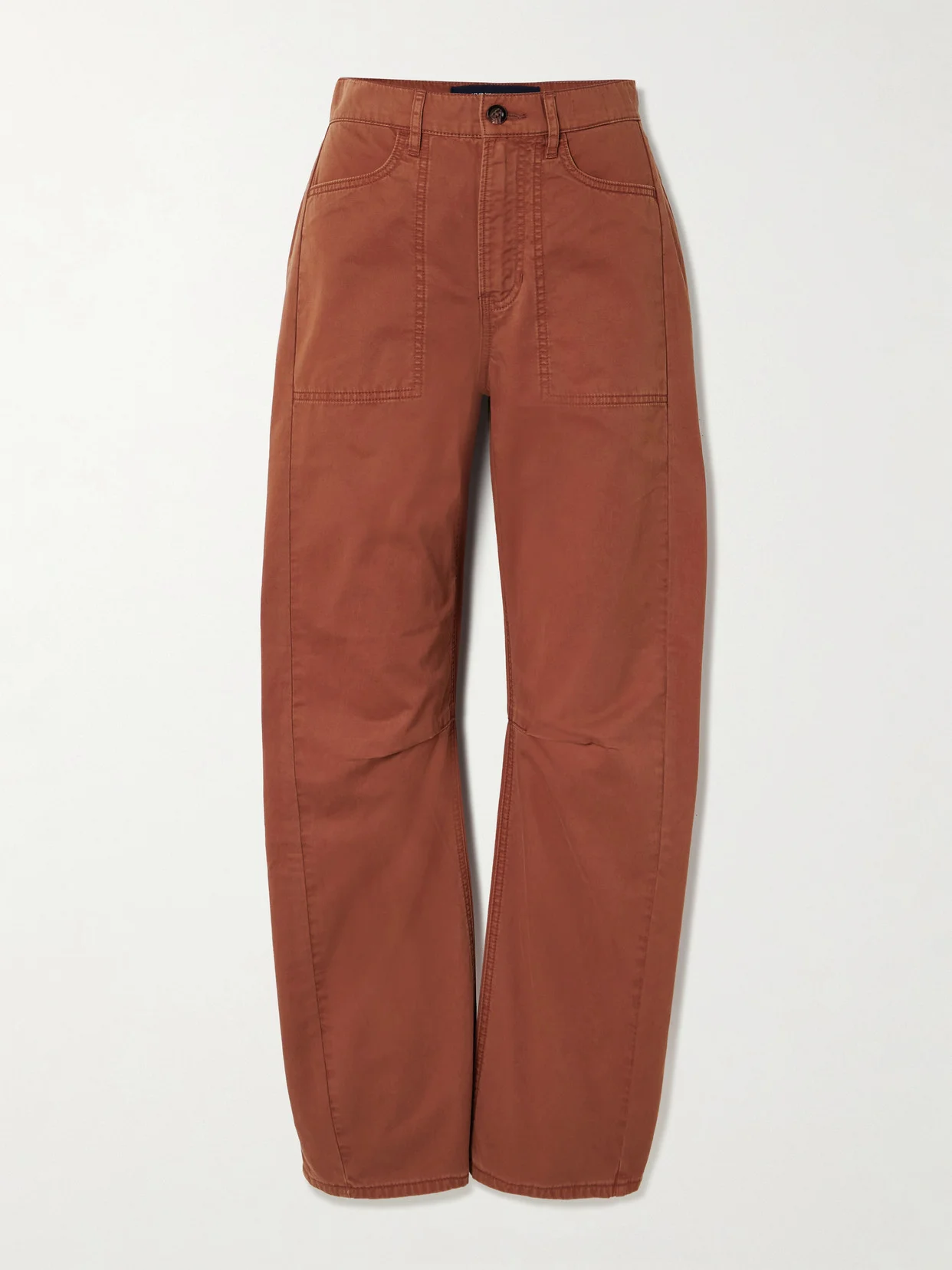 Sloan Cotton-twill Barrel-leg Cargo Pants - 1