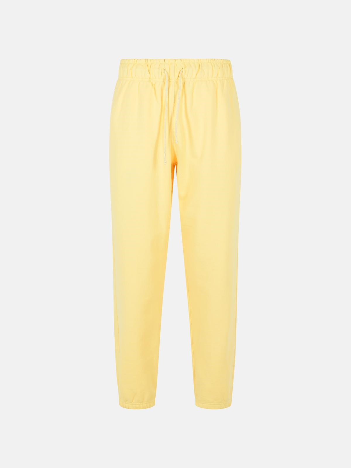 CREAM COTTON PANTS - 1