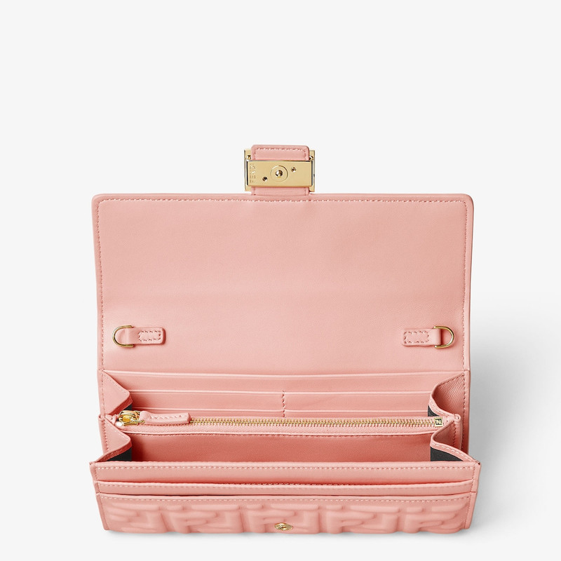 FENDI Baguette Continental Wallet With Chain outlook