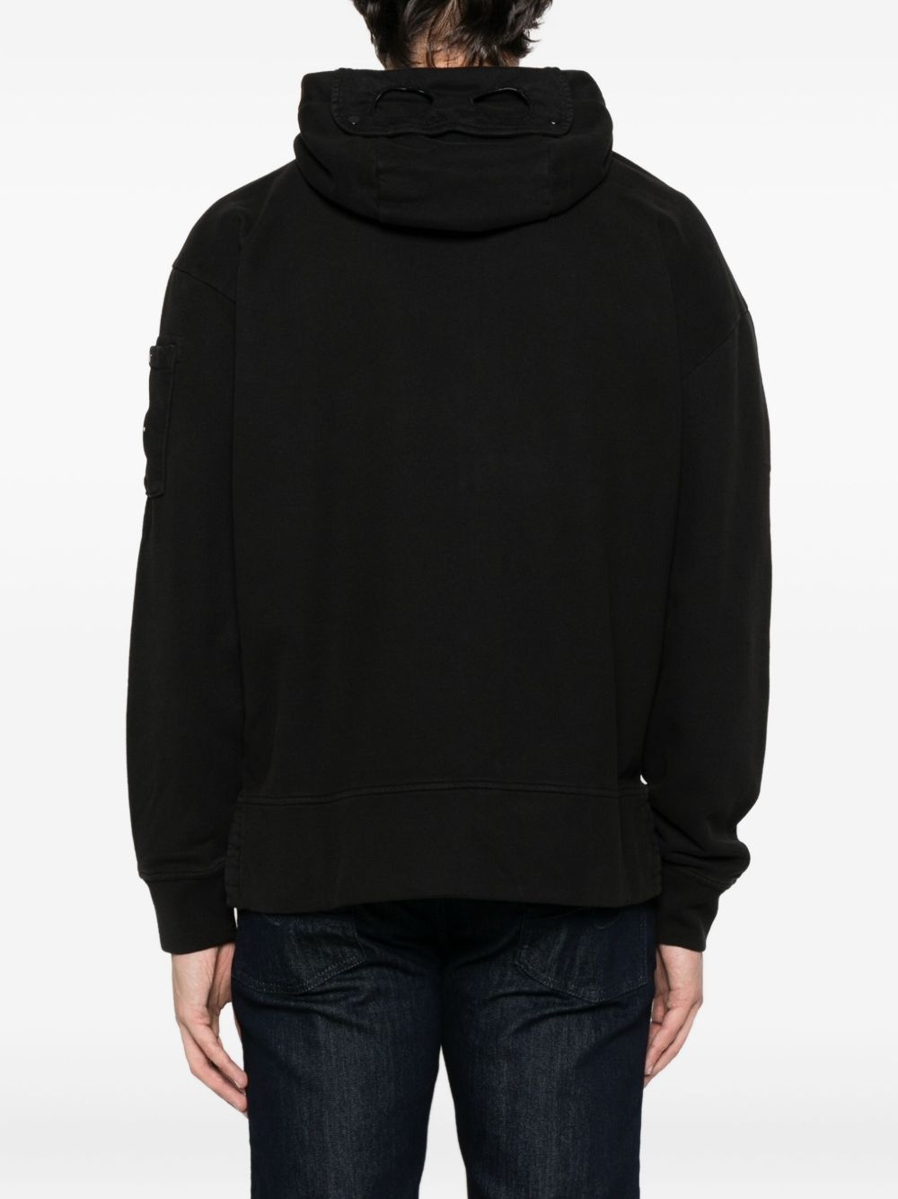 hooded zip-up sweatshirt - 4