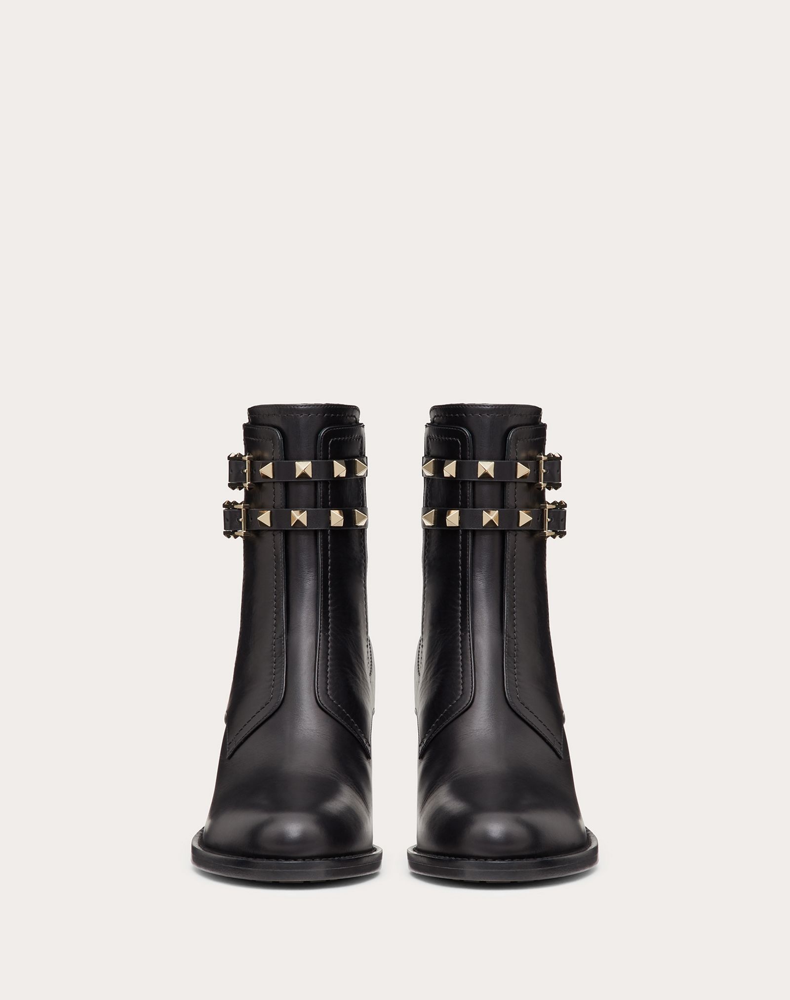 Rockstud Calfskin Ankle Boot 70 mm - 4