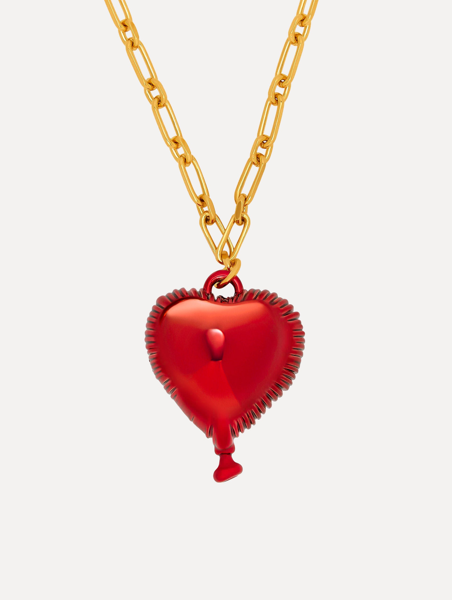 HEART BALLOON PENDANT NECKLACE - 2
