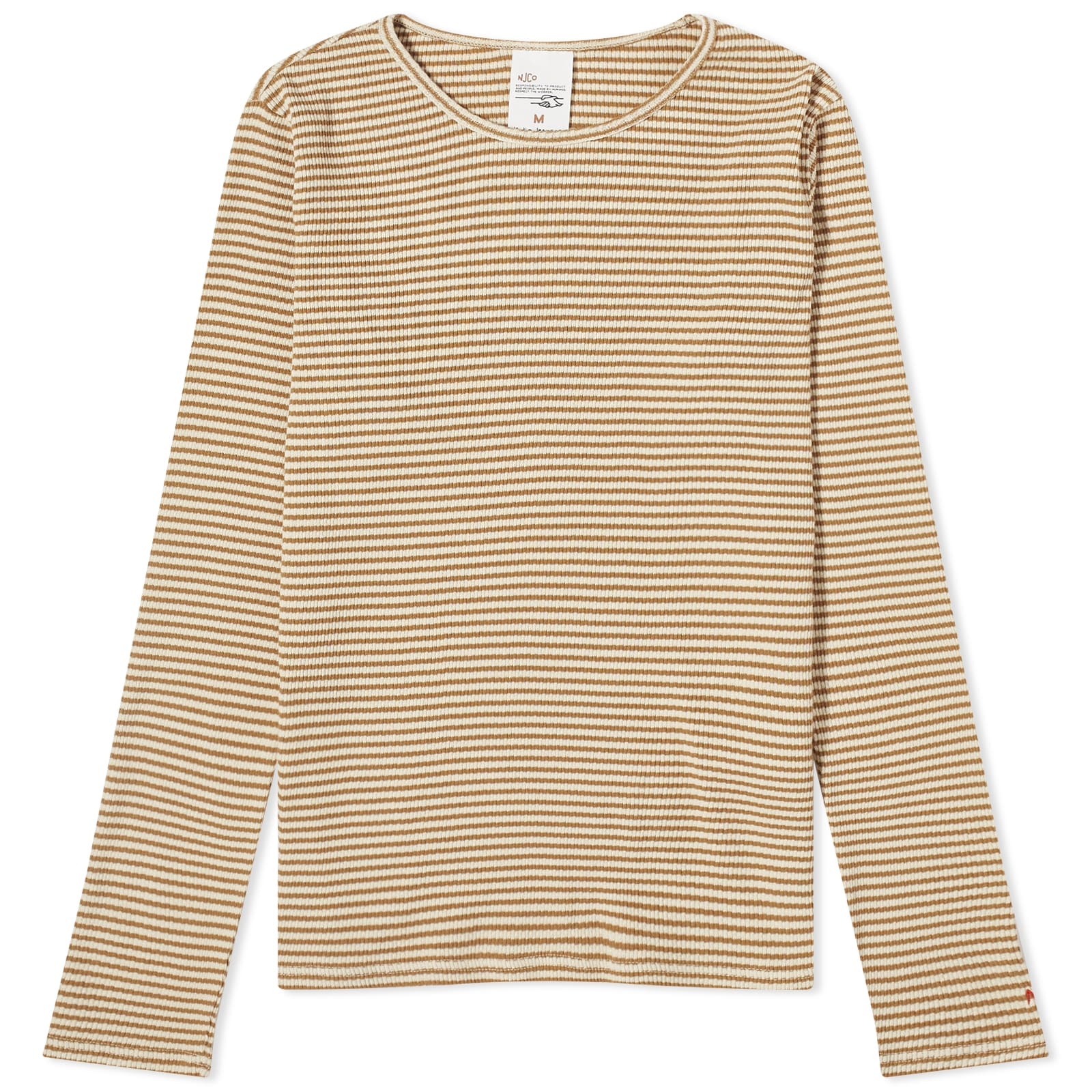Nudie Jeans Co Striped Rib Top - 1