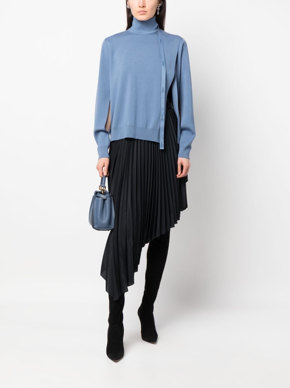 logo-detail wool sweater - 2