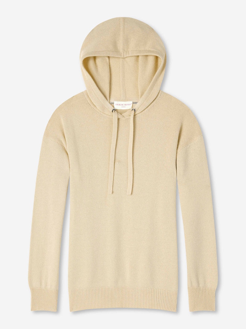 Women's Relaxed Pullover Hoodie Daphne Cashmere Beige - 1