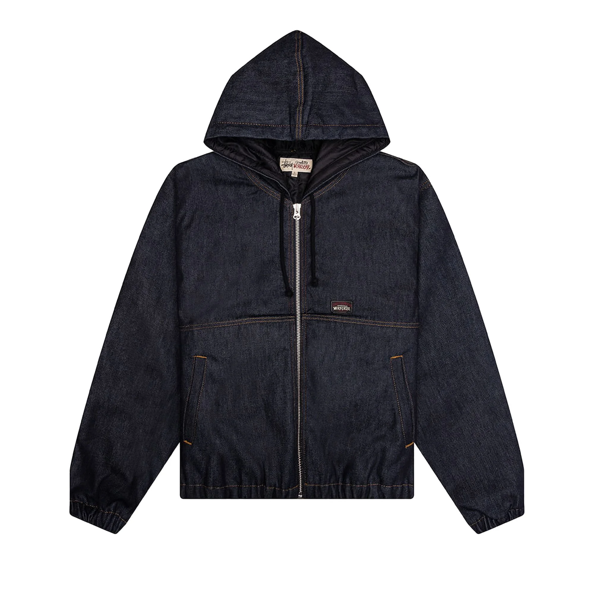 Stussy Insulated Work Jacket Denim 'Raw Indigo' - 1